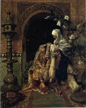 unknow artist Arab or Arabic people and life. Orientalism oil paintings  405 oil painting image